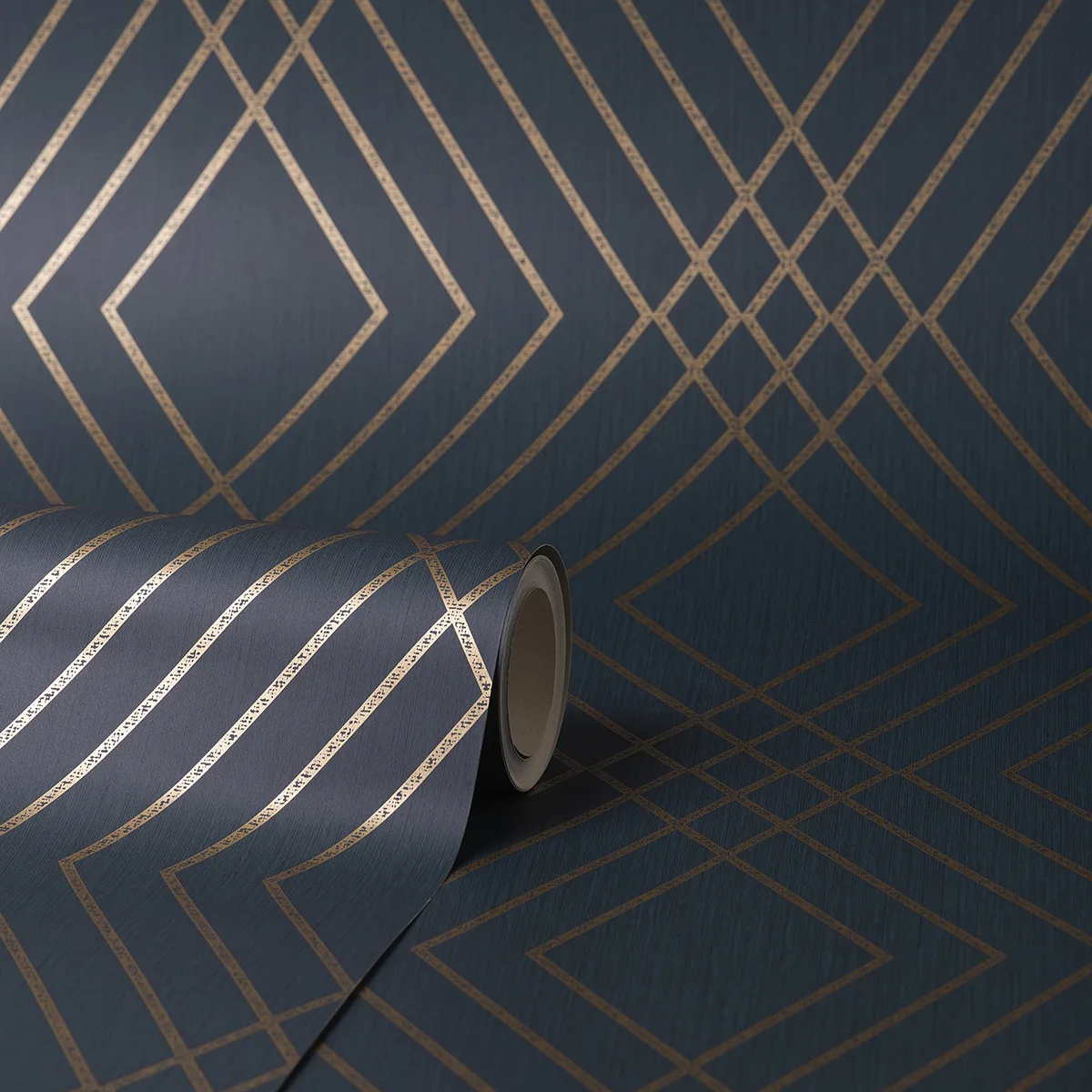 Fine Decor Shard - Navy Wallpaper | Buy Online Fine Decor Shard wallpaper, color Navy, SKU FD42605