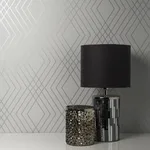 Fine Decor Shard - Silver Wallpaper | Buy Online Fine Decor Shard wallpaper, color Silver, SKU FD42603
