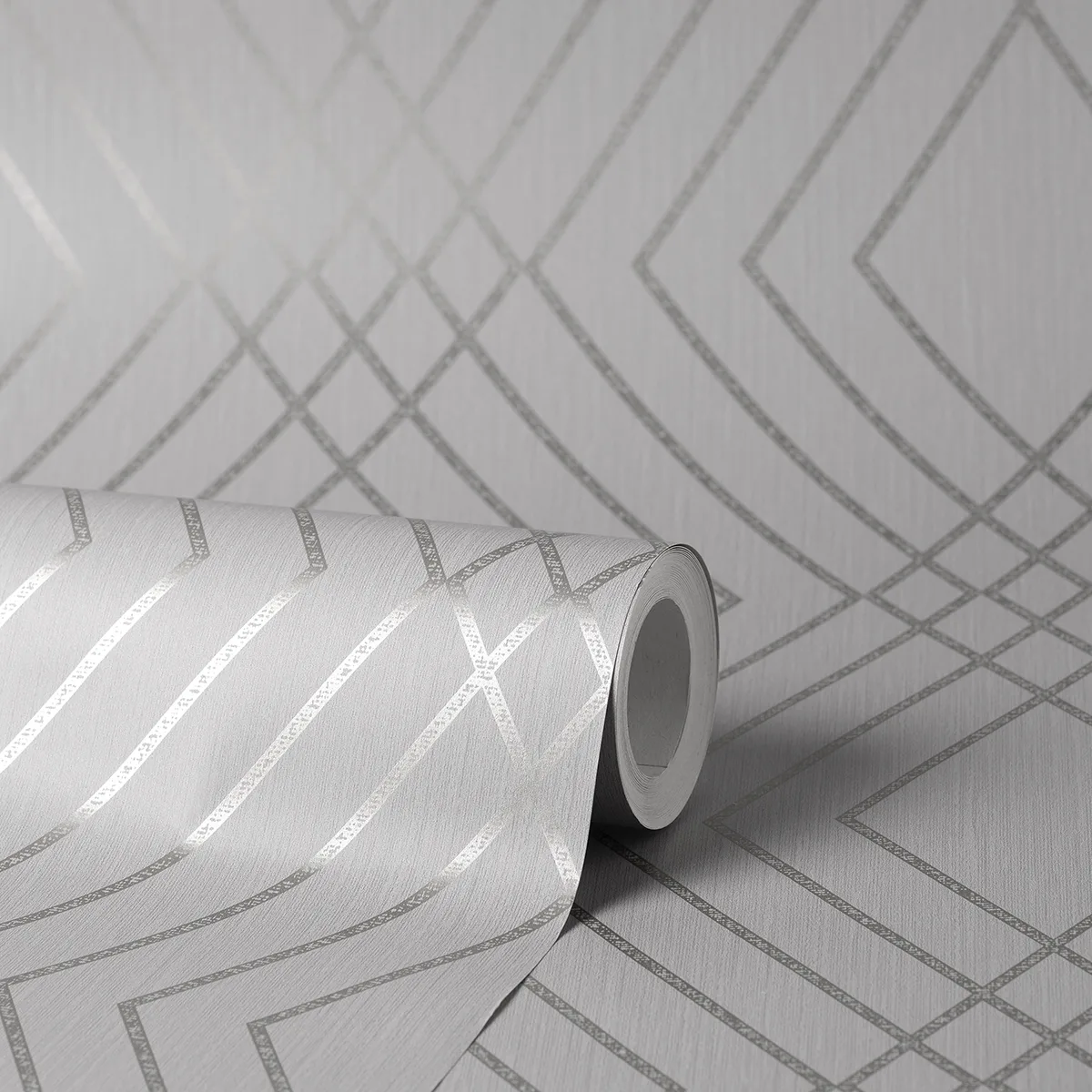 Fine Decor Shard - Silver Wallpaper | Buy Online Fine Decor Shard wallpaper, color Silver, SKU FD42603