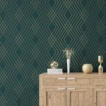 Fine Decor Shard - Evergreen Wallpaper | Buy Online Fine Decor Shard wallpaper, color Evergreen, SKU FD43613