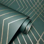 Fine Decor Shard - Evergreen Wallpaper | Buy Online Fine Decor Shard wallpaper, color Evergreen, SKU FD43613