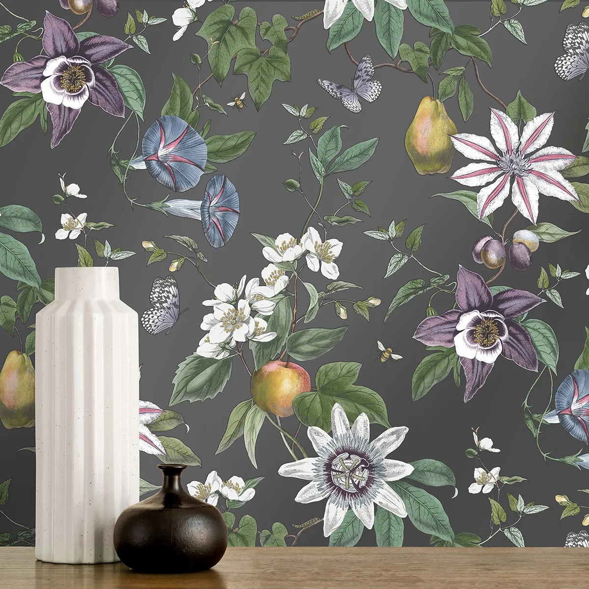 Fine Decor Sierra - Black Wallpaper | Buy Online Fine Decor Sierra wallpaper, color Black, SKU FD43060