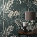Fine Decor South Beach - Evergreen Wallpaper | Buy Online Fine Decor South Beach wallpaper, color Evergreen, SKU FD42679