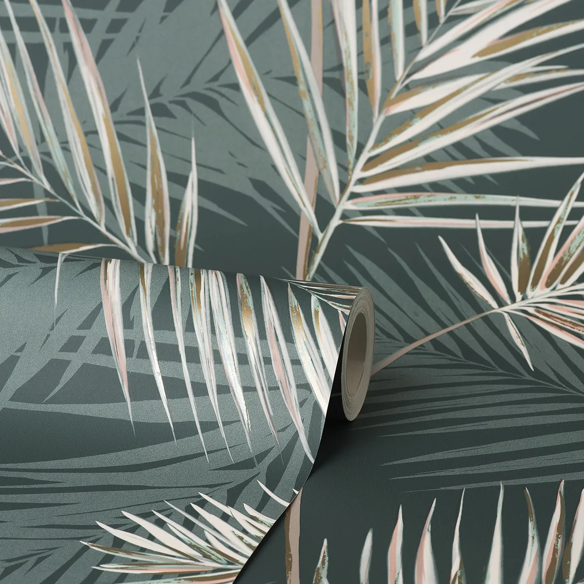 Fine Decor South Beach - Evergreen Wallpaper | Buy Online Fine Decor South Beach wallpaper, color Evergreen, SKU FD42679