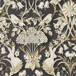 Fine Decor Fae wallpaper, color Charcoal, SKU FD42948