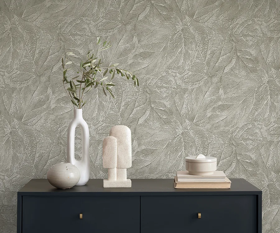 Fine Decor Aspen - Sterling Wallpaper | Buy Online Fine Decor Aspen wallpaper, color Sterling, SKU M95663