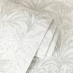 Fine Decor Meilani wallpaper, color White & Silver, SKU M95677