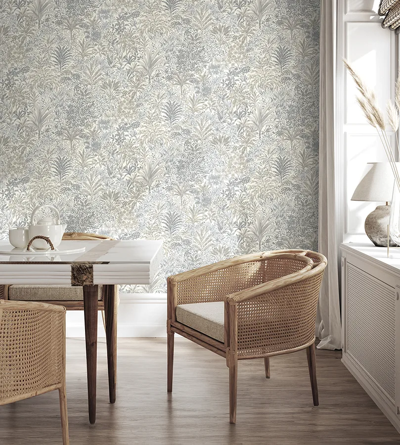 Fine Decor Meilani wallpaper, color Natural & Grey, SKU M95678