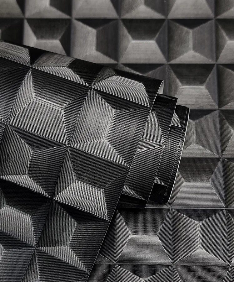 Fine Decor Romero wallpaper, color Black, SKU M95682