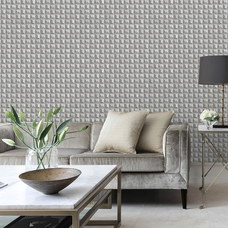 Fine Decor Romero wallpaper, color Grey, SKU M95684