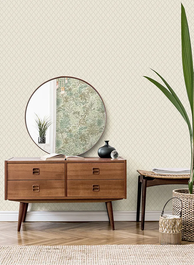 Fine Decor Santina wallpaper, color Eggshell, SKU M95679