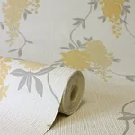 Fine Decor Aisla wallpaper, color Yellow, SKU FD43672