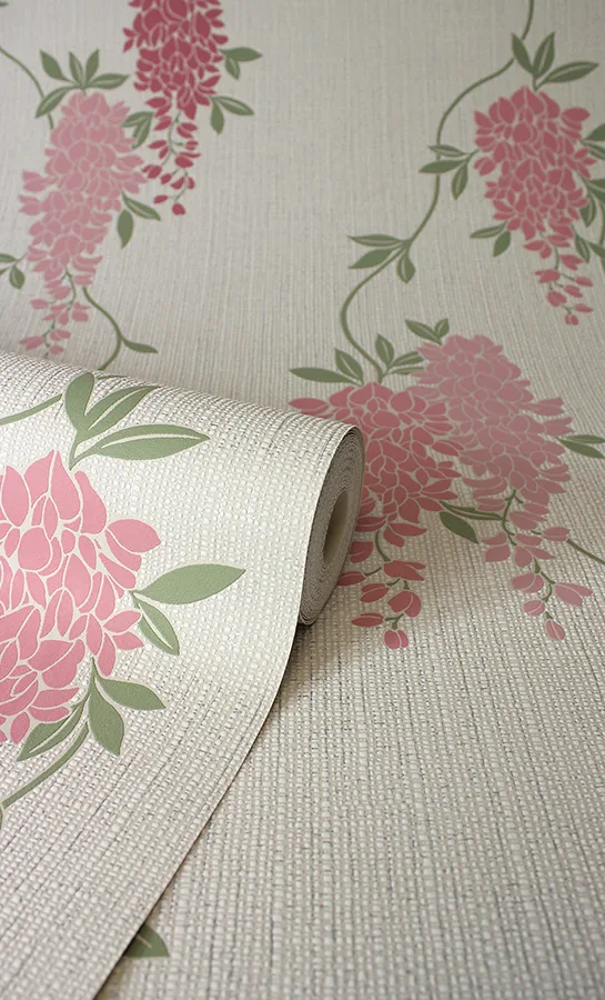 Fine Decor Aisla - Pink Wallpaper | Buy Online Fine Decor Aisla wallpaper, color Pink, SKU FD43671