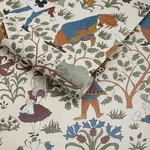 House of Hackney Alice In Wonderland wallpaper in Achillea, the Alice In Wonderland design in achillea