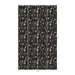 House of Hackney Alice In Wonderland wallpaper in Noir, geometric forms and scenic vignettes in noir