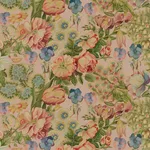 House of Hackney Amatoria wallpaper in Tourmaline, blooms and foliage in tourmaline