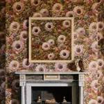 House of Hackney Apricus wallpaper in Aurelian, blooms and foliage in aurelian