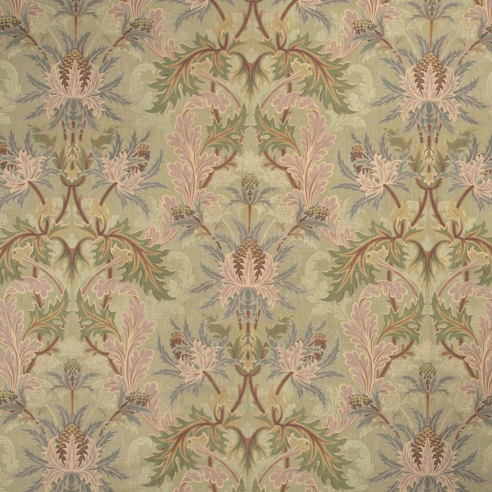 House of Hackney Aquifolia wallpaper in Apple, blooms and foliage in apple