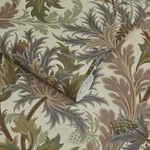 House of Hackney Aquifolia Wallpaper in Ecru House of Hackney Aquifolia wallpaper in Ecru, blooms and foliage in ecru