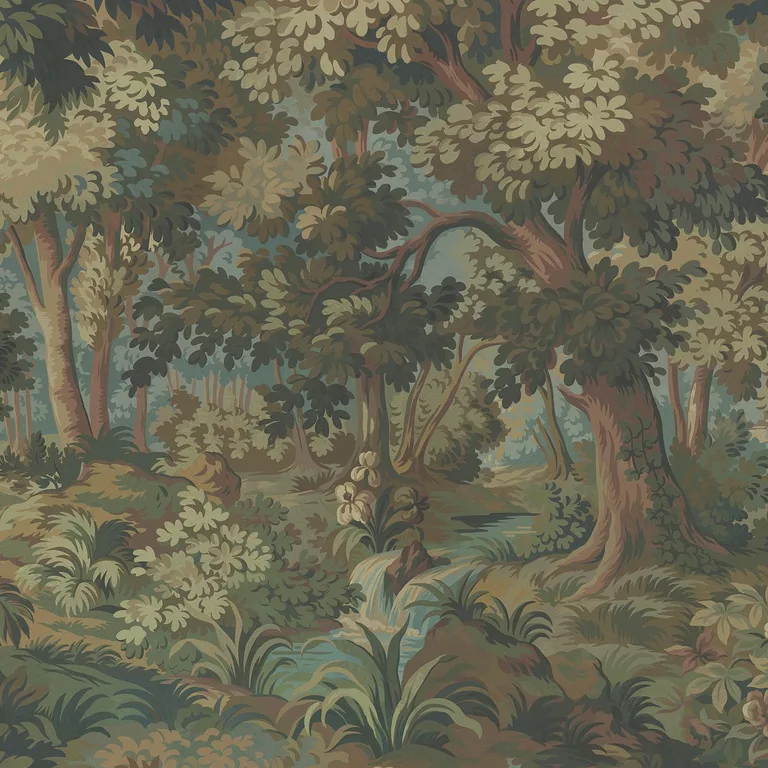 House of Hackney Arborea wallpaper in Autumn, foliage and trees in autumn