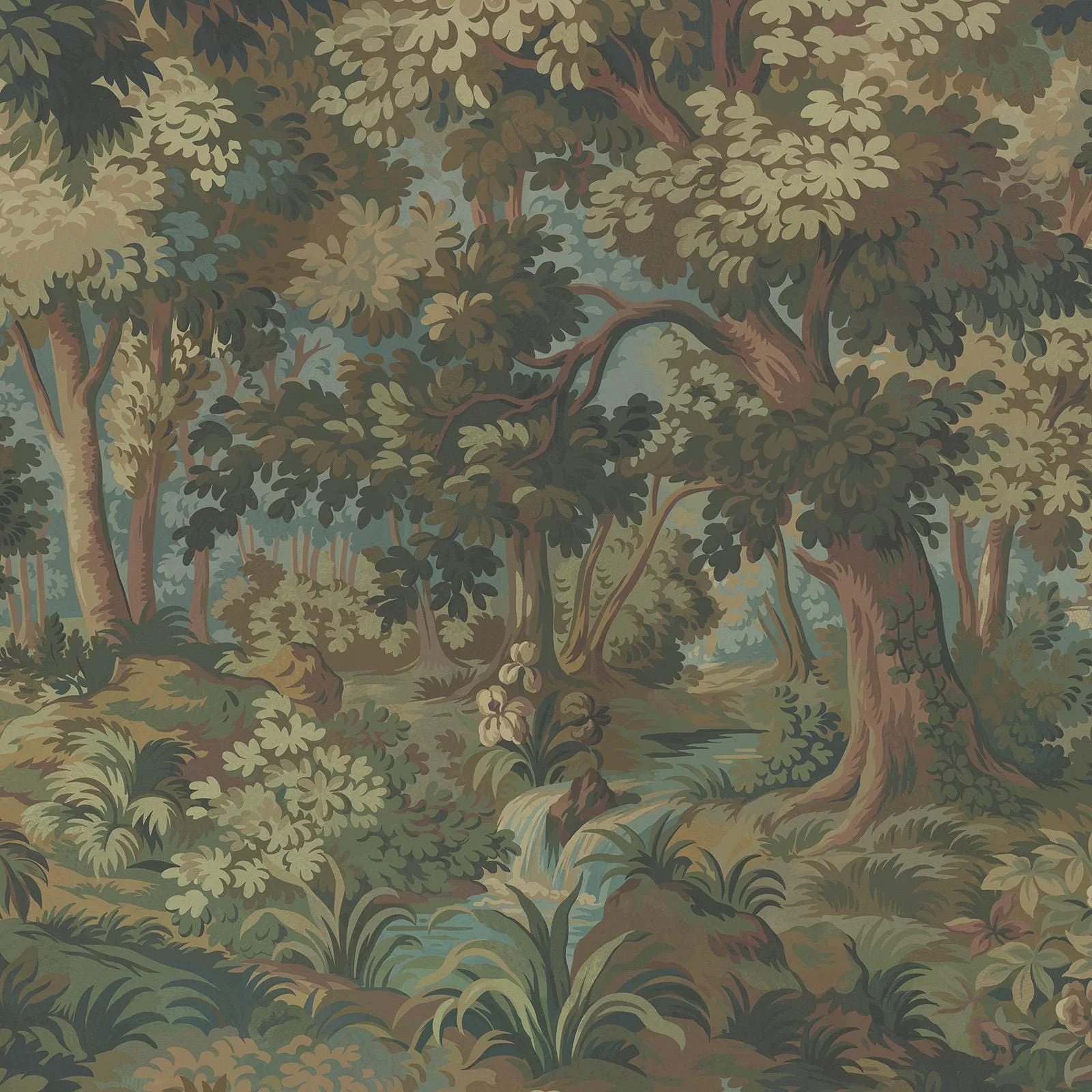 House of Hackney Arborea wallpaper in Autumn, foliage and trees in autumn