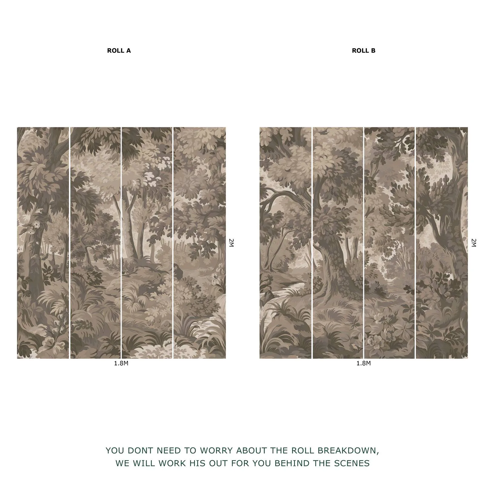 House of Hackney Arborea Wallpaper in Earth House of Hackney Arborea wallpaper in Earth, foliage and trees in earth