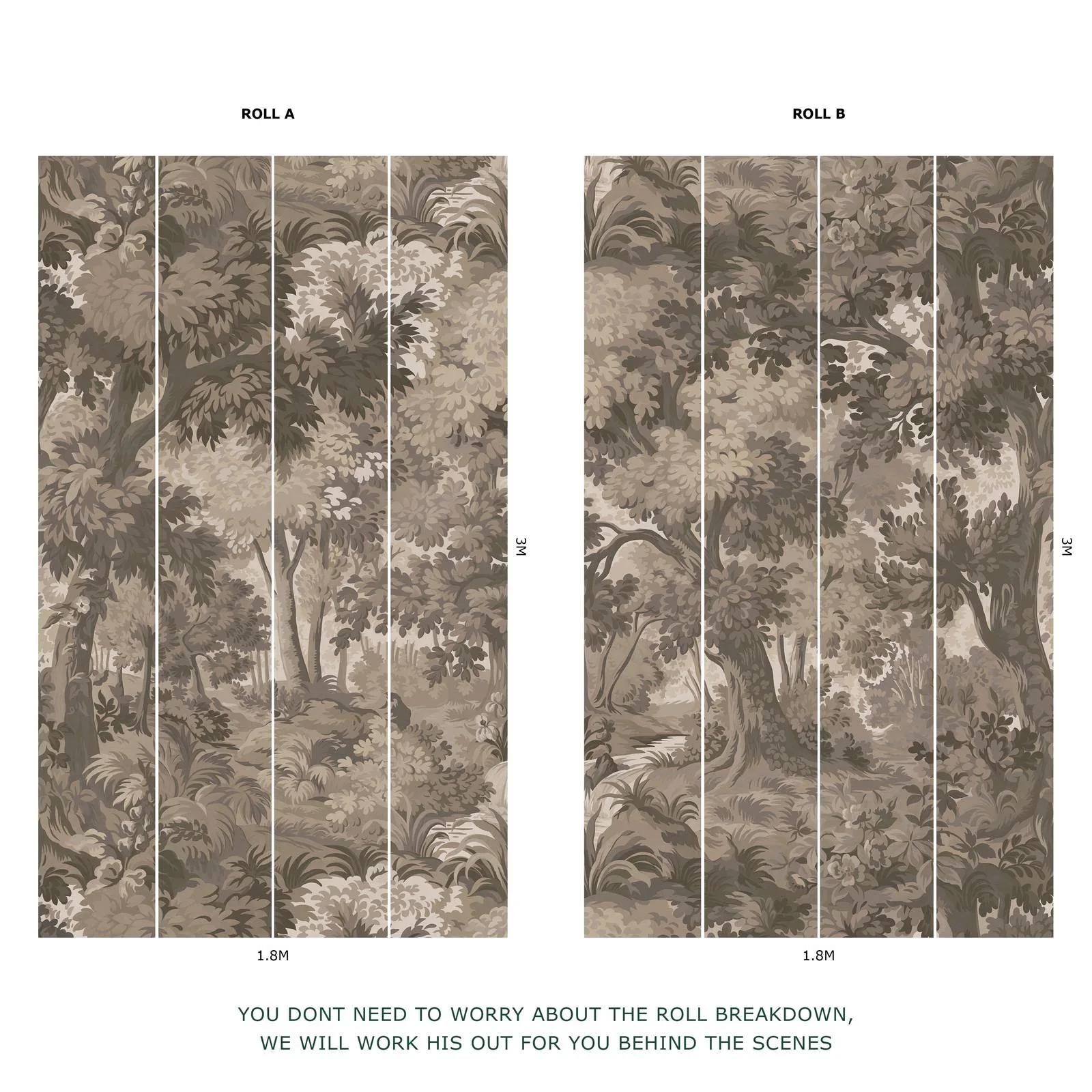House of Hackney Arborea Wallpaper in Earth House of Hackney Arborea wallpaper in Earth, foliage and trees in earth