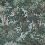 House of Hackney Arborea Wallpaper in Euphorbia House of Hackney Arborea wallpaper in Euphorbia, foliage and trees in euphorbia