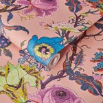 House of Hackney Artemis Wallpaper in Amaranth Pink House of Hackney Artemis wallpaper in Amaranth Pink, blooms and foliage in pink