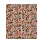 House of Hackney Artemis Climbing Walls wallpaper in Blush, blooms and foliage in blush