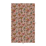 House of Hackney Artemis Climbing Walls wallpaper in Blush, blooms and foliage in blush