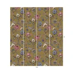House of Hackney Artemis Wallpaper in Bronze House of Hackney Artemis wallpaper in Bronze, blooms and foliage in bronze