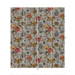 House of Hackney Artemis wallpaper in Dove Grey, blooms and foliage in grey