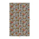 House of Hackney Artemis wallpaper in Dove Grey, blooms and foliage in grey