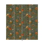 House of Hackney Artemis Wallpaper in Moss Green House of Hackney Artemis wallpaper in Moss Green, blooms and foliage in green