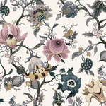 House of Hackney Artemis Wallpaper in Off White House of Hackney Artemis wallpaper in Off White, blooms and foliage in white
