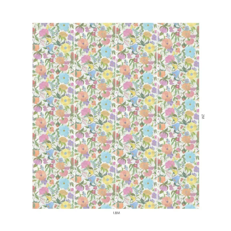 House of Hackney Artesania wallpaper in Meadow, blooms and foliage in meadow
