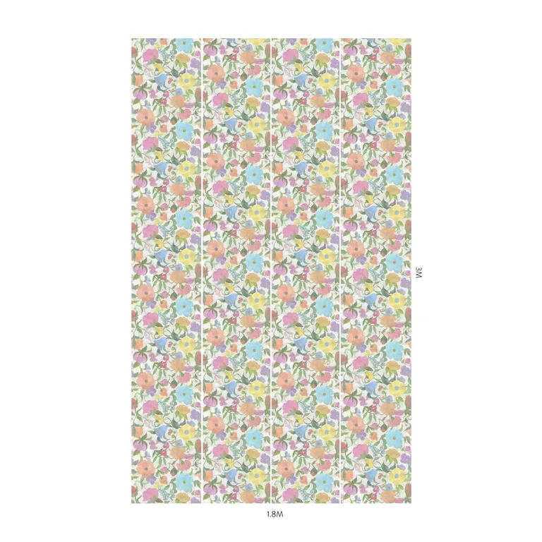 House of Hackney Artesania wallpaper in Meadow, blooms and foliage in meadow