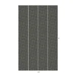 House of Hackney Artist's Check wallpaper in Noir, the Artist's Check design in noir
