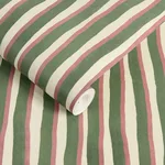 House of Hackney Artist's Shadow Stripe Wallpaper in Hedera & Hosta House of Hackney Artist's Shadow Stripe wallpaper in Hedera & Hosta, the Artist's Shadow Stripe design in hedera & hosta