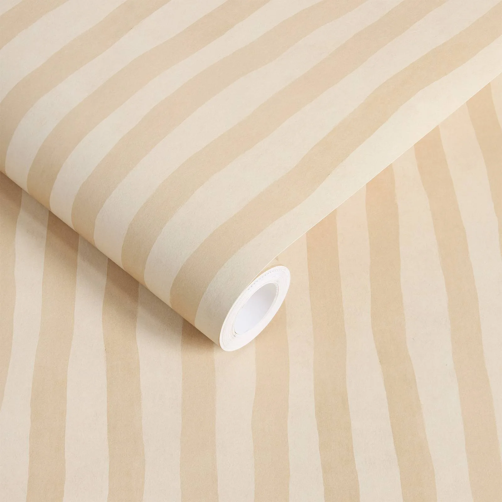 House of Hackney Artist's Stripe Wallpaper in Alabaster House of Hackney Artist's Stripe wallpaper in Alabaster, stripes in alabaster