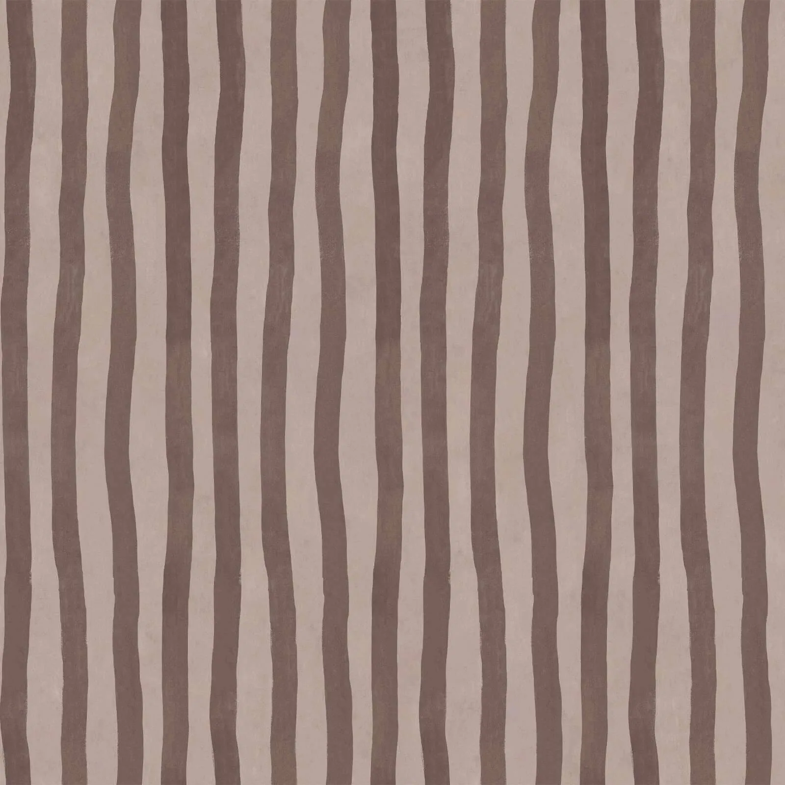 House of Hackney Artist's Stripe wallpaper in Carnelian, stripes and trees in carnelian