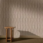 House of Hackney Artist's Stripe Wallpaper in Cocoa House of Hackney Artist's Stripe wallpaper in Cocoa, stripes in cocoa