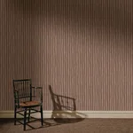 House of Hackney Artist's Stripe Wallpaper in Cosmos & Bark House of Hackney Artist's Stripe wallpaper in Cosmos & Bark, stripes in cosmos & bark