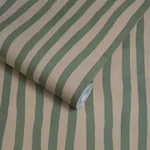 House of Hackney Artist's Stripe Wallpaper in Euphorbia & Alabaster House of Hackney Artist's Stripe wallpaper in Euphorbia & Alabaster, stripes and geometric forms in euphorbia & alabaster