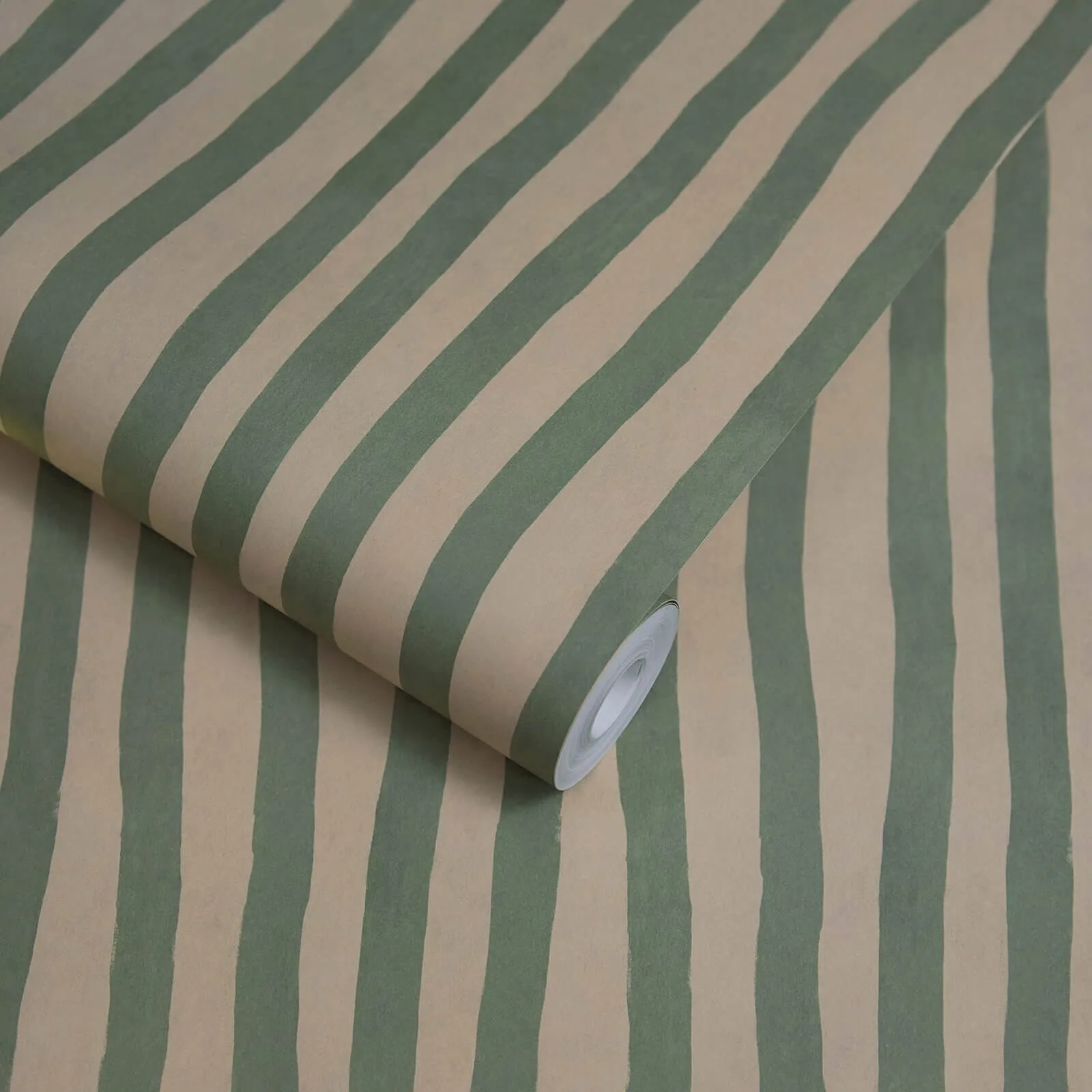 House of Hackney Artist's Stripe Wallpaper in Euphorbia & Alabaster House of Hackney Artist's Stripe wallpaper in Euphorbia & Alabaster, stripes and geometric forms in euphorbia & alabaster