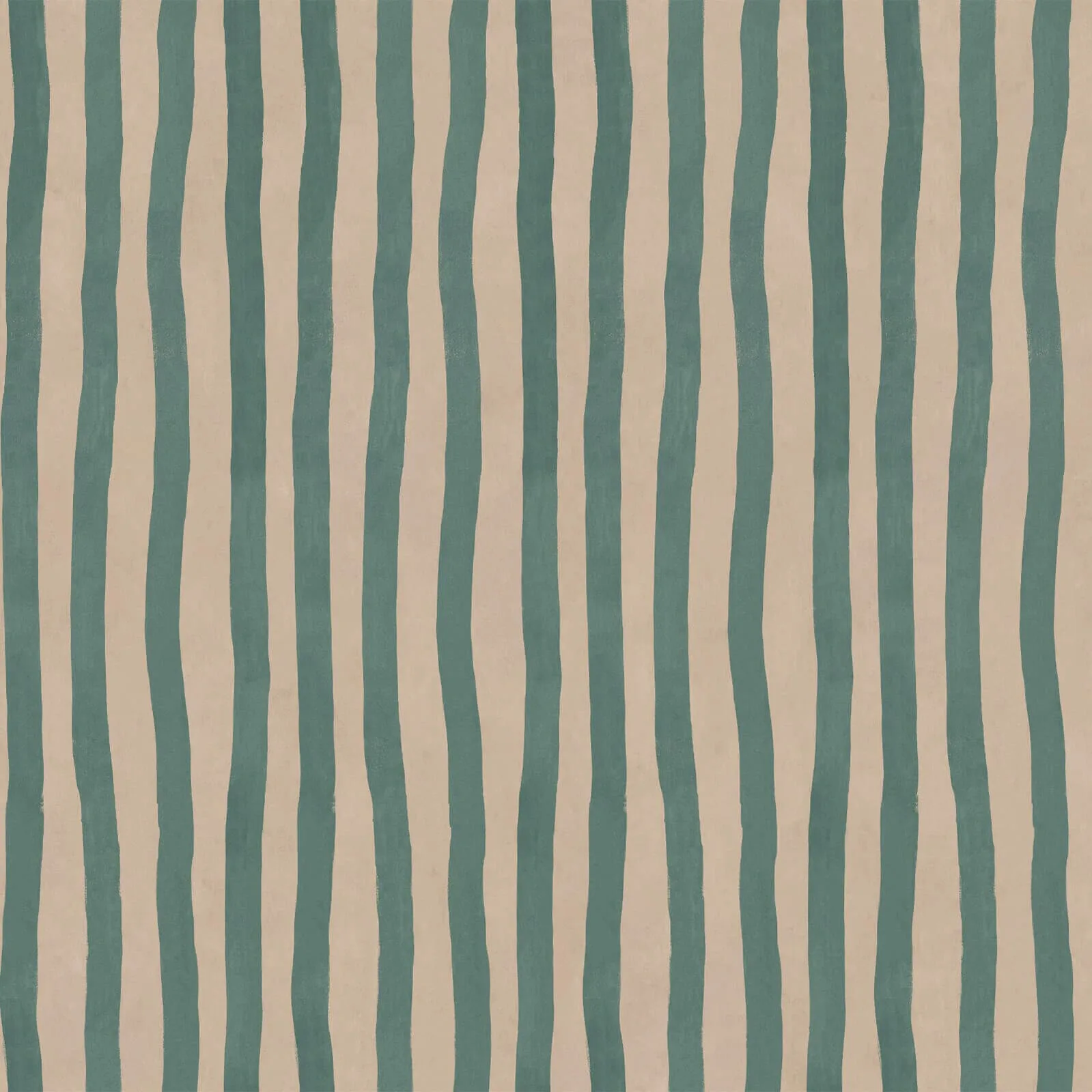 House of Hackney Artist's Stripe wallpaper in Euphorbia & Alabaster, stripes and geometric forms in euphorbia & alabaster