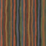 House of Hackney Artist's Stripe wallpaper in Moss, the Artist's Stripe design in moss