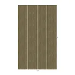 House of Hackney Artist's Stripe wallpaper in Moss & Carex, stripes in moss & carex