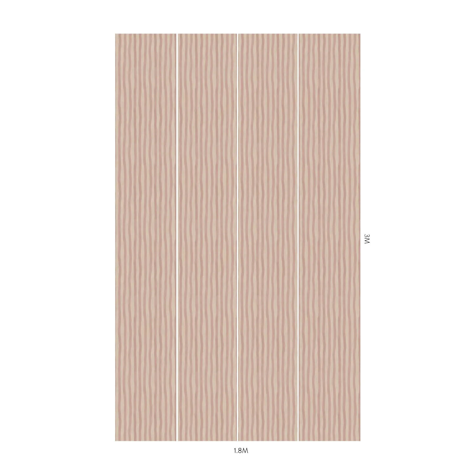 House of Hackney Artist's Stripe Wallpaper in Sakura & Astrantia House of Hackney Artist's Stripe wallpaper in Sakura & Astrantia, foliage and stripes in sakura & astrantia